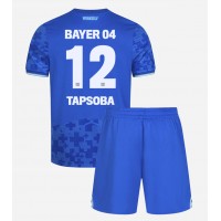 Stroje piłkarskie Bayer Leverkusen Edmond Tapsoba #12 Koszulka Trzeciej dla dzieci 2025-26 Krótki Rękaw (+ szorty)